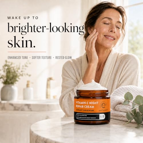 Eve Hansen Vitamin C Night Cream for Face & Neck, Brightening - Product Imagery