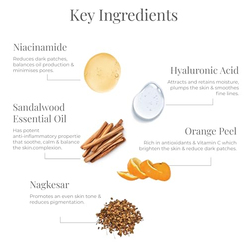 Forest Essentials Facial Cleanser Sandalwood & Orange Peel 130ml - Product Imagery