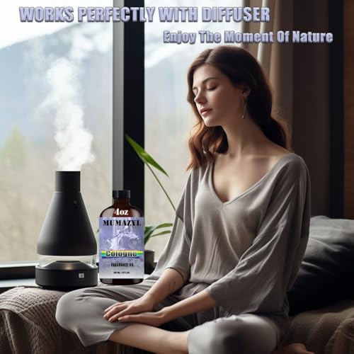 Cologne Fragrance Oil, Cologne Oil 4Oz for Diffuser Aromatherapy - Product Imagery