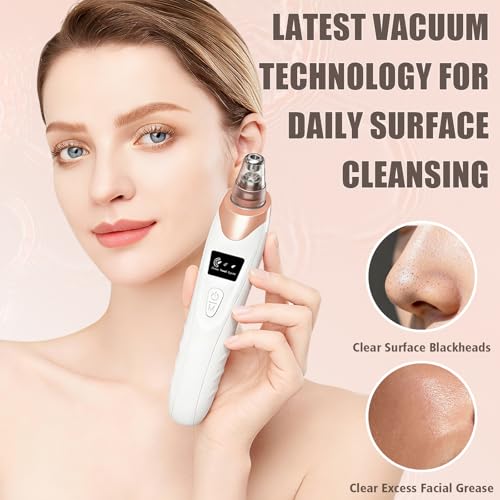 Blackhead Remover Pore Vacuum,Facial Pore Cleaner Blackhead - Product Imagery