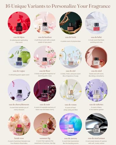 Foellie Inner Perfume Oil for Women, Bijou Rose, Lingerie - Product Imagery