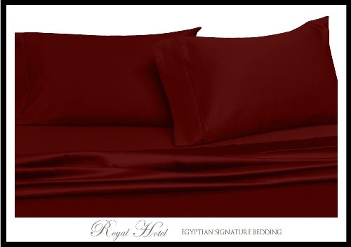 Royal Hotel Queen Sheets Set, 550 Thread Count Cotton Sateen, - Product Imagery