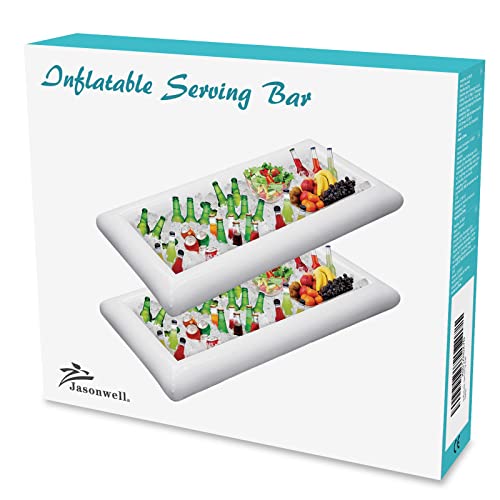 Jasonwell Inflatable Serving Bars Ice Buffet Salad Serving Trays - Product Imagery