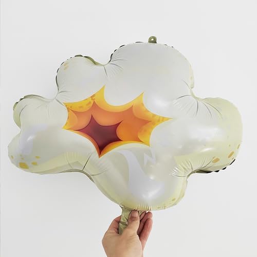 6 Pcs Popcorn Balloons, Jumbo 19 Inch Mylar Foil Decorations for - Product Imagery