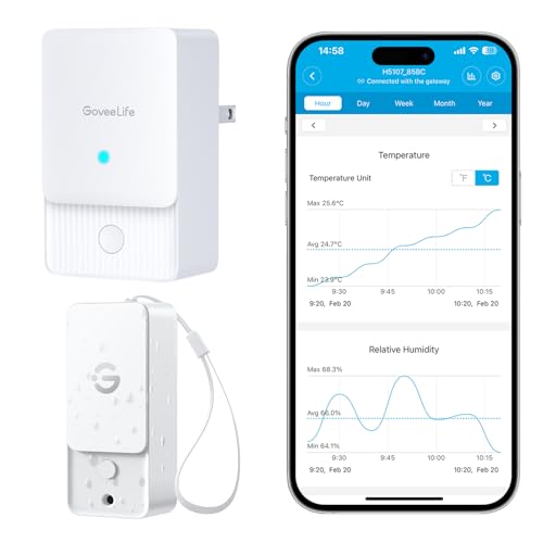 GoveeLife Outdoor Indoor Wi Fi Gateway Thermo Hygrometer - GoveeLife Official Imagery - 1