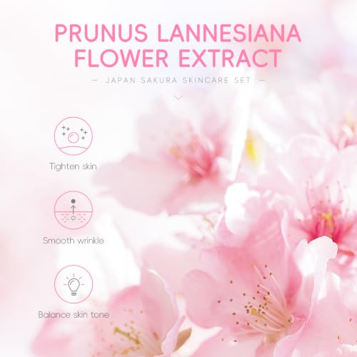 LAIKOU Skin Care Set JAPAN SAKURA Women Beauty Gift Sets Skin - Product Imagery