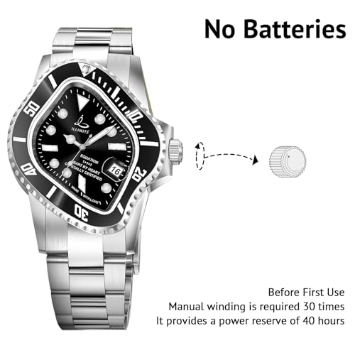 ILLIMITE Melting Automatic Watches for Men Japanese Miyota 8215 - Product Imagery
