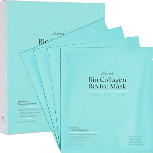 Ebanel Bio Collagen Face Mask, Hydrating Overnight Korean Face - Product Imagery