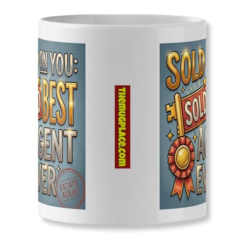 Estate Agent Coffee Mug - Sold On You Best Agent Ever - - Product Imagery