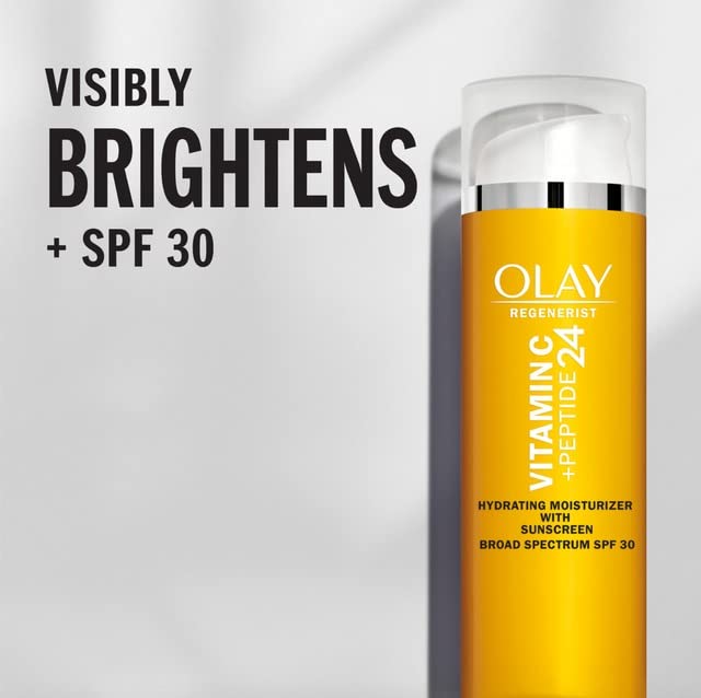 Olay Vitamin C Hydrating moisturizer with sunscreen, SPF 30, 1.7 - Product Imagery