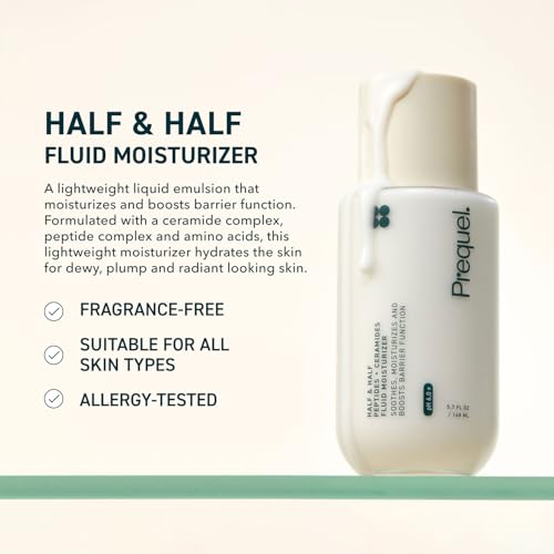 Prequel Skin Hydrating Moisturizer Face Cream, Ceramide Peptide - Product Imagery