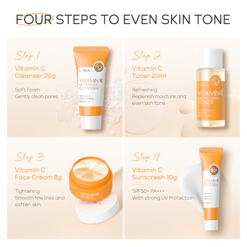 Daily Skincare Set, Travel Size Gift Set for Teenage Girls, - Product Imagery