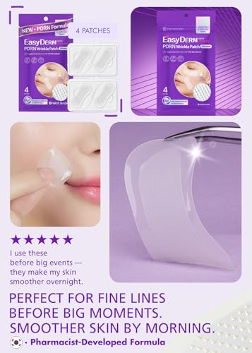 EasyDerm PDRN Anti-Wrinkle Patch 4ea - Eye & Smile Line Care - Product Imagery