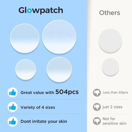 504 Counts 4 Sizes Hydrocolloid Pimple Patches for Face - Product Imagery