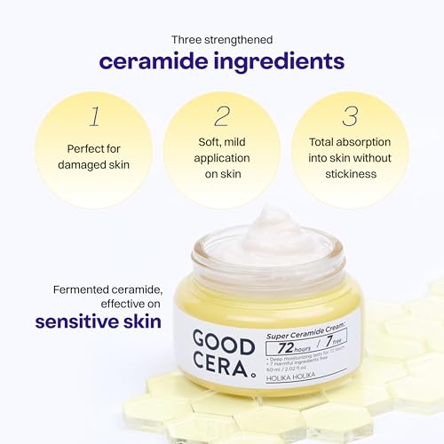 HOLIKA HOLIKA Good Cera Super Ceramide Cream | Soothing Facial - Product Imagery