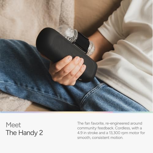 HANDY The 2 Interactive Adult Massager with up to 1-Hour Battery - Product Imagery