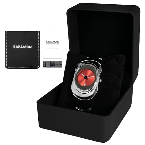 BARAMON Futuristic Quartz Watch for Men, Stylish Design - Product Imagery