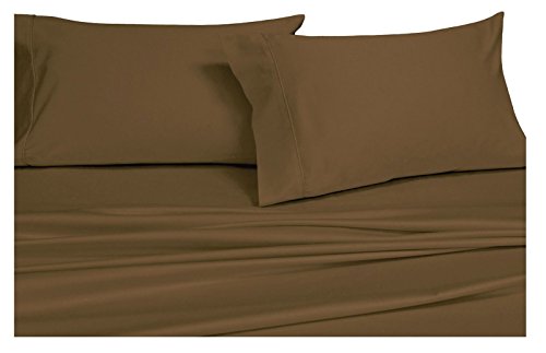 Royal Hotel Solid Brown 600-Thread-Count 4pc Queen - Product Imagery