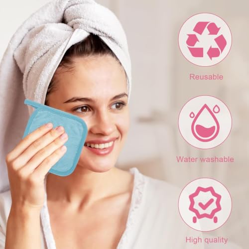 Puomue Makeup Remover Cloth 12 Pack, Ultra Soft and Reusable - Product Imagery