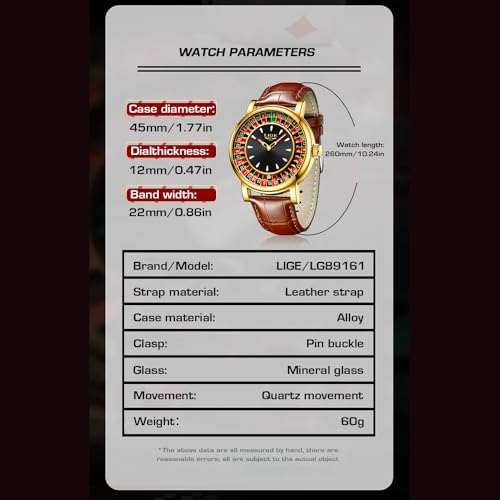 Unisex Simple Women Men Luminous Analog Quartz Wrist Watches - Product Imagery
