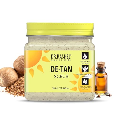 De-Tan Body, Face, Hand & Foot Scrub 12.84 Fl Oz Exfoliating - Product Imagery