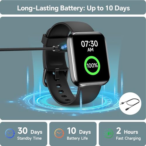 Smart Watch for Men Women, 1.85" Smart Watches Compatible - Product Imagery