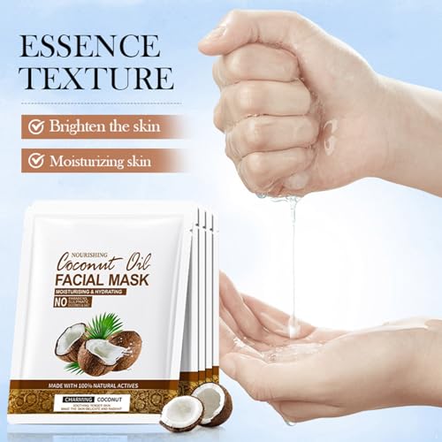 iiniim Nourishing Coconut Facial Mask Pack of 5 Hydrating - Product Imagery
