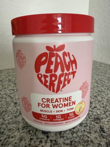 Peach Perfect Creatine for Women – Micronized Creatine - Product Imagery