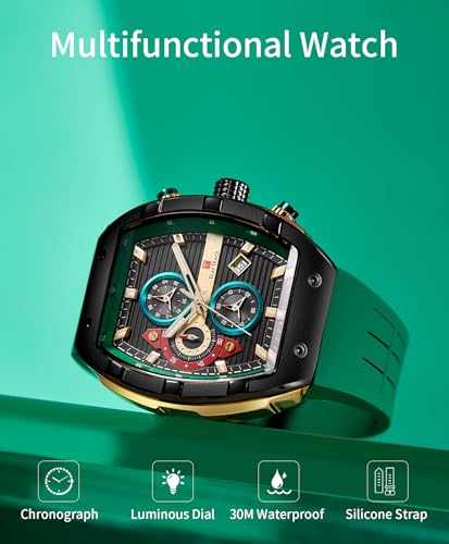 Watches for Men Reloj Men's Analog Watch Luminous Waterproof - Product Imagery