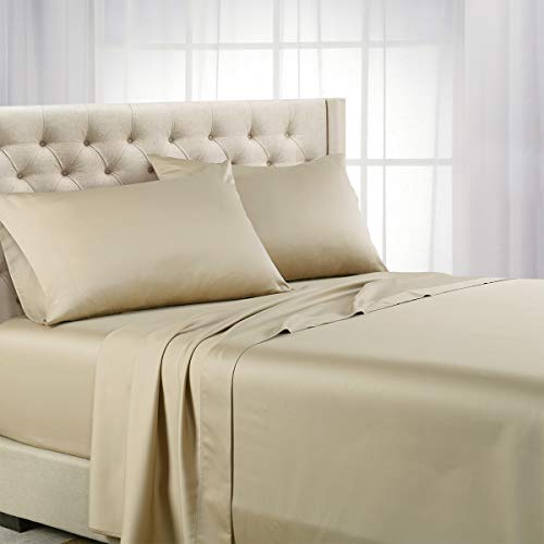 Royal Hotel Split King Tencel Lyocell Sheets Set, 600 Thread - Product Imagery