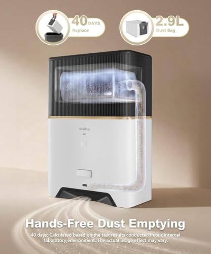 Touchless Vacuum Dustpan, 26kPa Suction, Bagged, Auto/Manual Mode - Product Imagery
