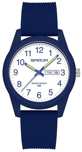 Men Women Sports Watch 50M Waterproof Luminous Analog Quartz - Product Imagery