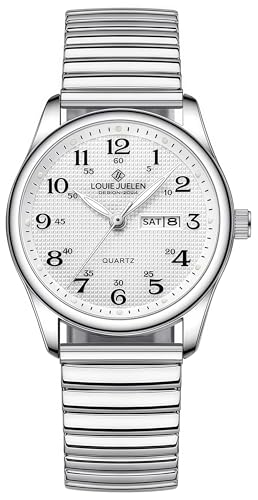 Gosasa Easy-to-Read Quartz Watch for Seniors, Large Numerals, - Product Imagery