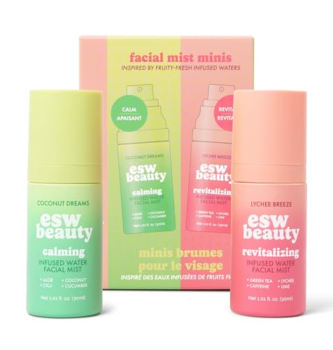 ESW Beauty Mini Facial Mist Duo Hydrating Face Spray Bundle - ESW Beauty Official Imagery - 1