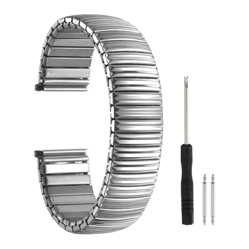 HARFINGTON Expansion Watch Bands Stainless Steel with Spring - Product Imagery