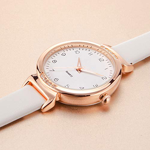 NUOVO Women's Silicone Sports Watch - Crystal Accented Leather - Product Imagery