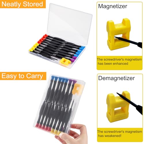 18PCS Mini Precision Screwdriver Set With Case, Lengnoyp - Product Imagery