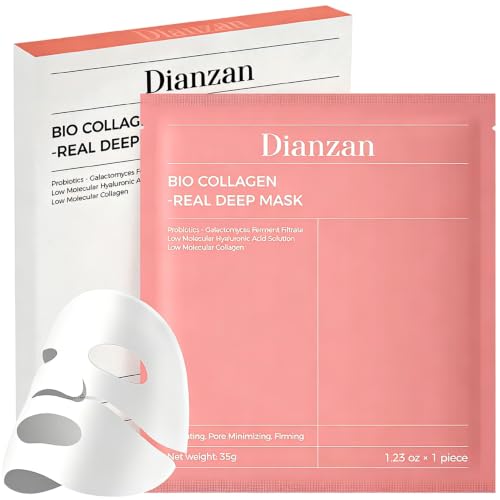 Dianzan Bio-Collagen Real Deep Mask, Deep Moisturizing, Firming, - Product Imagery