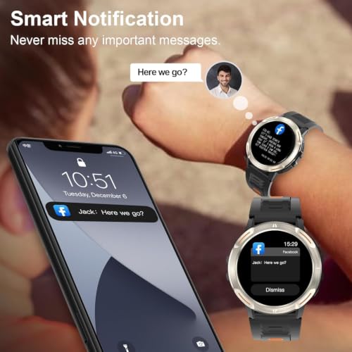 Fila Smart Watch for Men Women, 1.52’’ GPS Smartwatch - Product Imagery