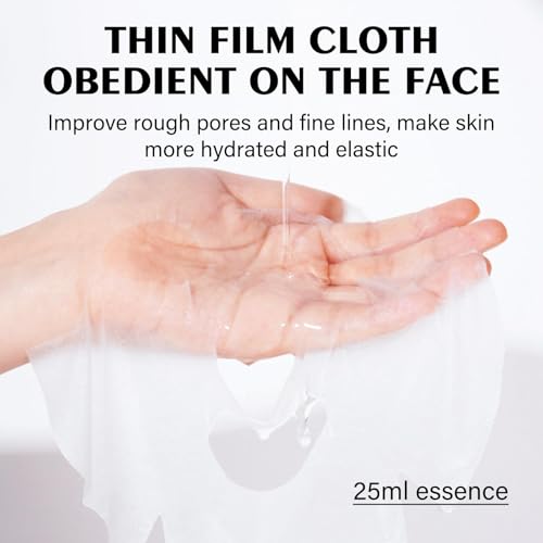Moisturizing Facial Mask Set for Girl,for All Skin 12 Pack - Product Imagery