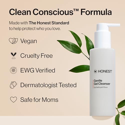 Honest Beauty Gentle Gel Daily Face Cleanser, Sensitive Skin,... - Product Imagery