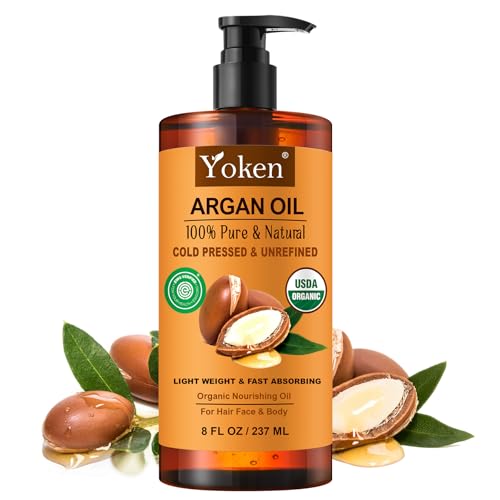 Yoken USDA Argan Oil , Cold Pressed Unrefined Moroccan Oil for Hair - Yoken Official Product View 1