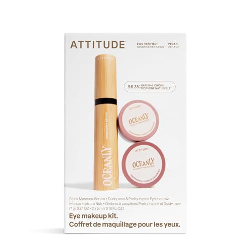ATTITUDE Oceanly Pink Makeup Set EWG Verified Eyeshadow and - BIO SPECTRA ATTITUDE Official Imagery - 1