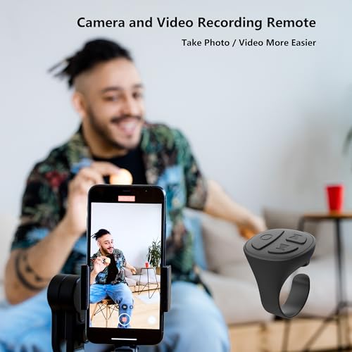 TikTok Scrolling Ring, Bluetooth Camera Remote Control, - Product Imagery
