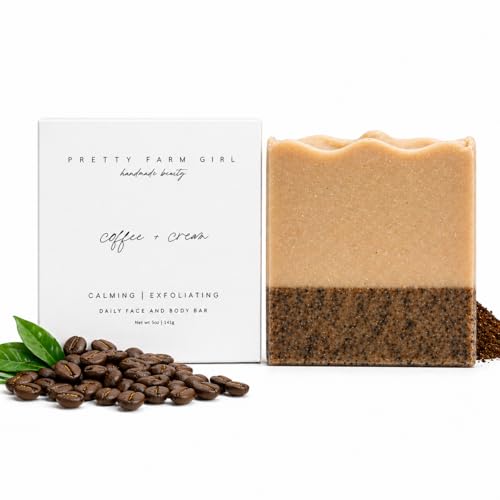 Pretty farm girl Coffee & Cream Beef Tallow Soap & Goat Milk Soap – Natural - Pretty farm girl Official Product View 1