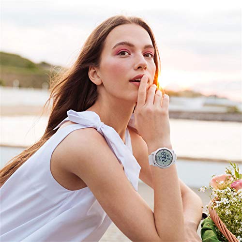 Beeasy Digital Watch for Men Women, 50M Waterproof, Ultra-Thin & - Product Imagery
