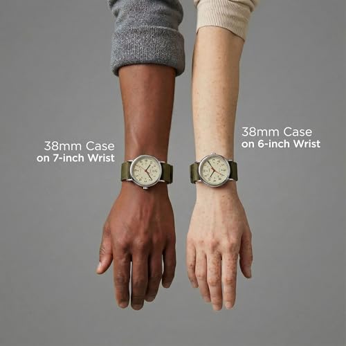 Timex Weekender 38mm Unisex Analog Watch | INDIGLO Backlight | - Product Imagery