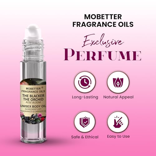 MOBETTER FRAGRANCE OILS The Blacker The Orchid Rose Bloom - Product Imagery