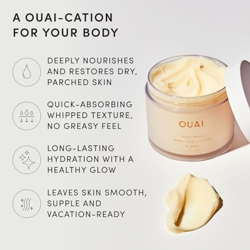 OUAI Body Cream - Hydrating Whipped Body Cream - St. Barts (7.5 - Product Imagery