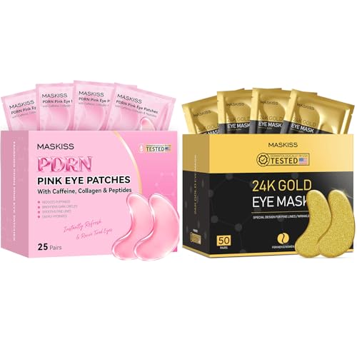 Maskiss 24K Gold PDRN Under Eye Patches Bundle Collagen - Maskiss Official Imagery - 1
